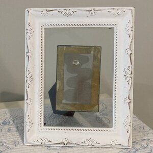 Elegant White Photo Frame